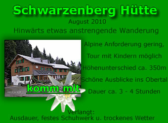 Schwarzenberg Hütte